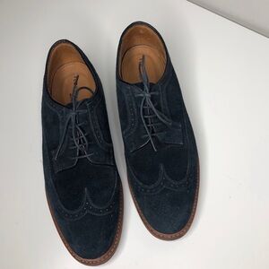 Florsheim Mens navy Limited Heritage suede shoes